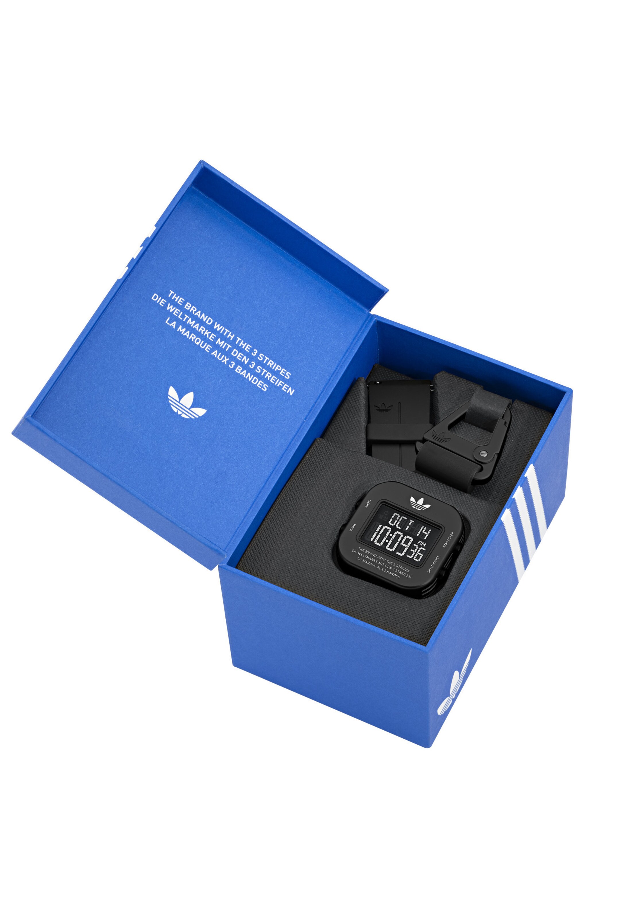 ADIDAS ORIGINALS Digitaal horloge ' ADAPTIK ONE ' in Zwart
