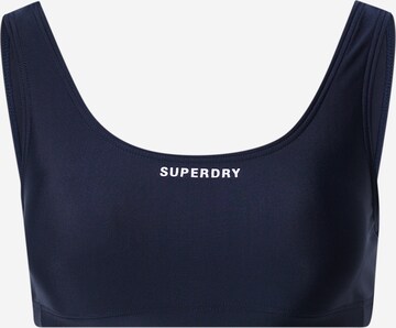 Superdry Bustier Bikinitop 'CODE' in Blauw: voorkant