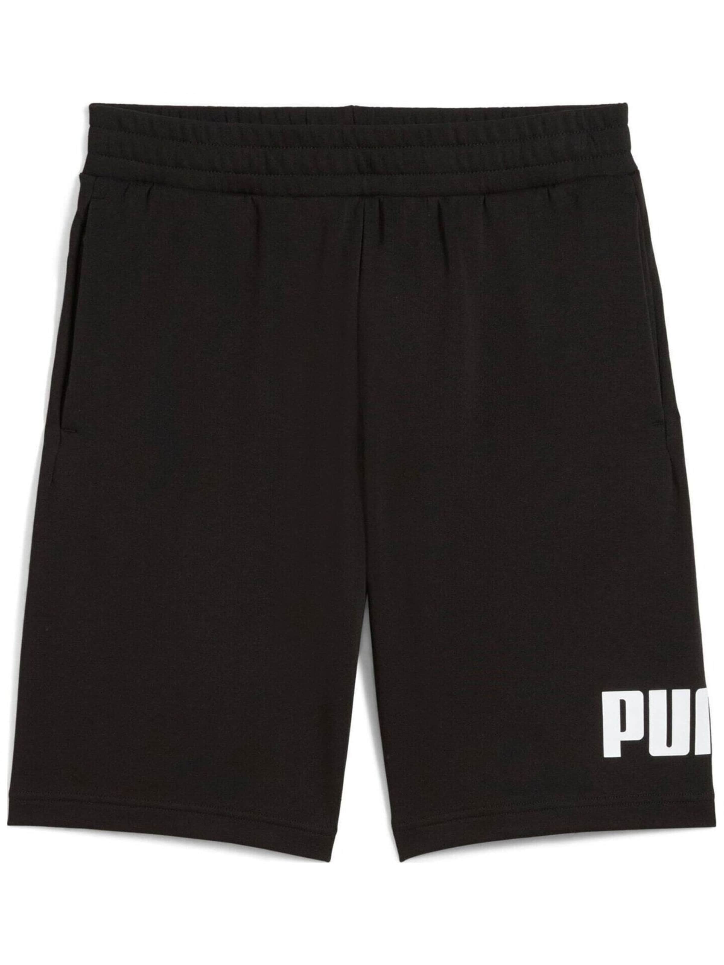 PUMA Regular Sportbroek 'Ess Big No. 1' in Zwart