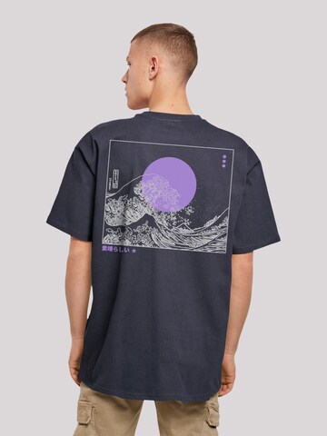F4NT4STIC Shirt 'Kanagawa' in Blauw: voorkant