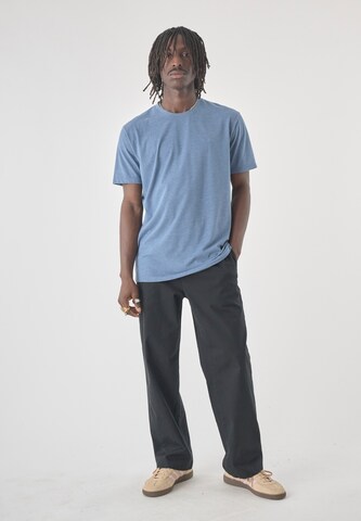 Cleptomanicx Shirt 'Ligull Stripe' in Blue