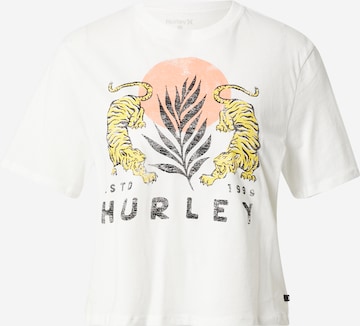 Hurley Performance Shirt 'LE TIGRE' in Beige: front