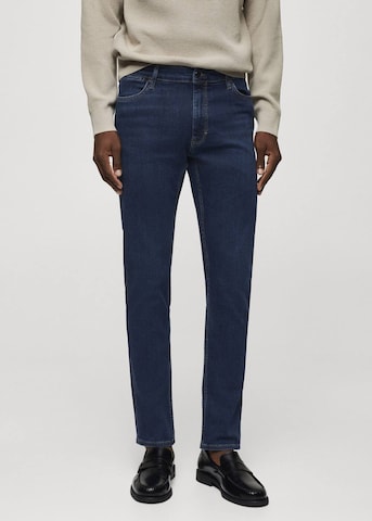 MANGO MAN Slimfit Jeans 'Patrick' in Blauw: voorkant