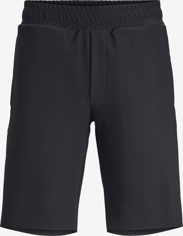 JACK & JONES Regular Trousers in Black: front