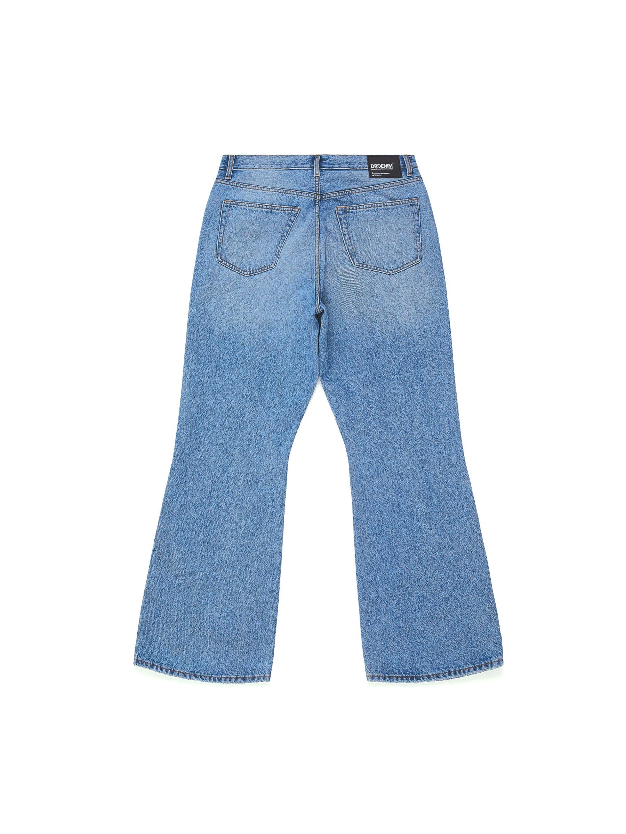 Dr. Denim Loosefit Jeans 'Rift Wide Bootcut' in Blauw