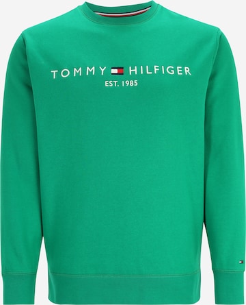 Tommy Hilfiger Big & Tall Mikina – zelená: přední strana