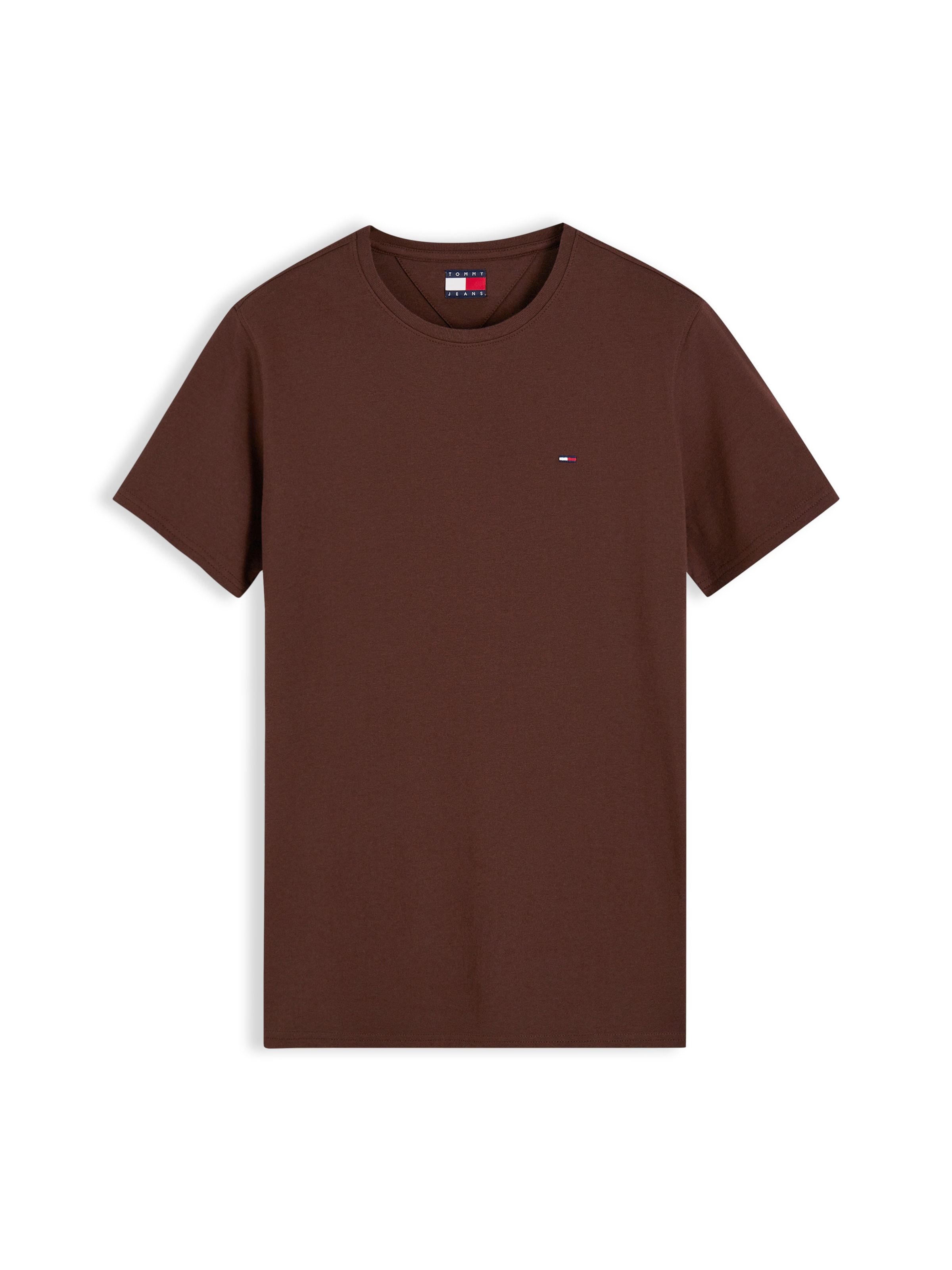 Tommy Jeans T-Shirt in Braun: Vorderseite