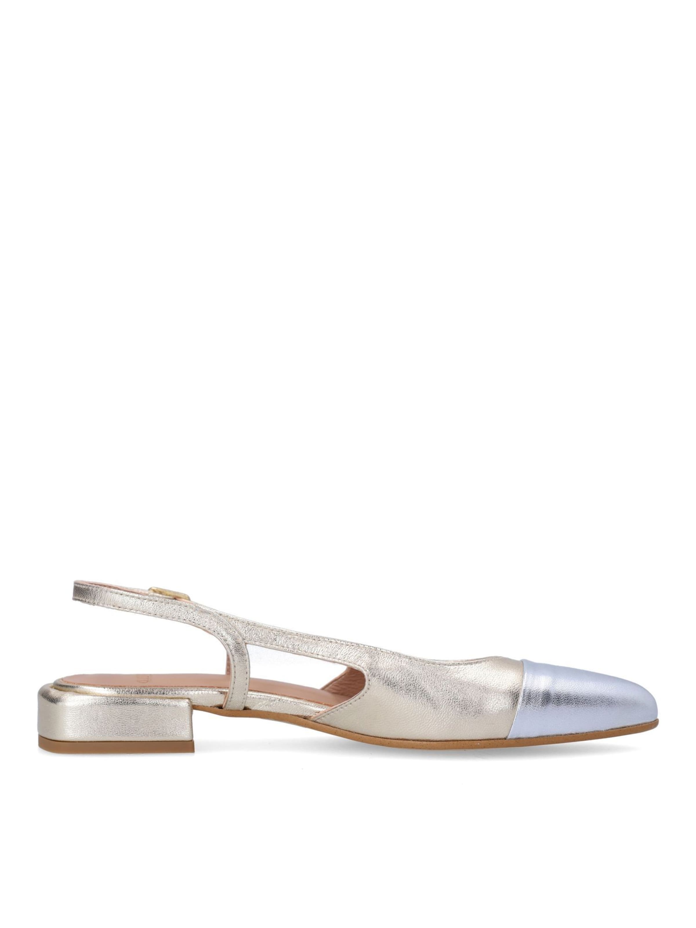 Ballerines à lanières MANFIELD en or