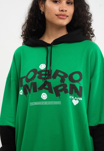 Sweat-shirt Tom Barron en vert