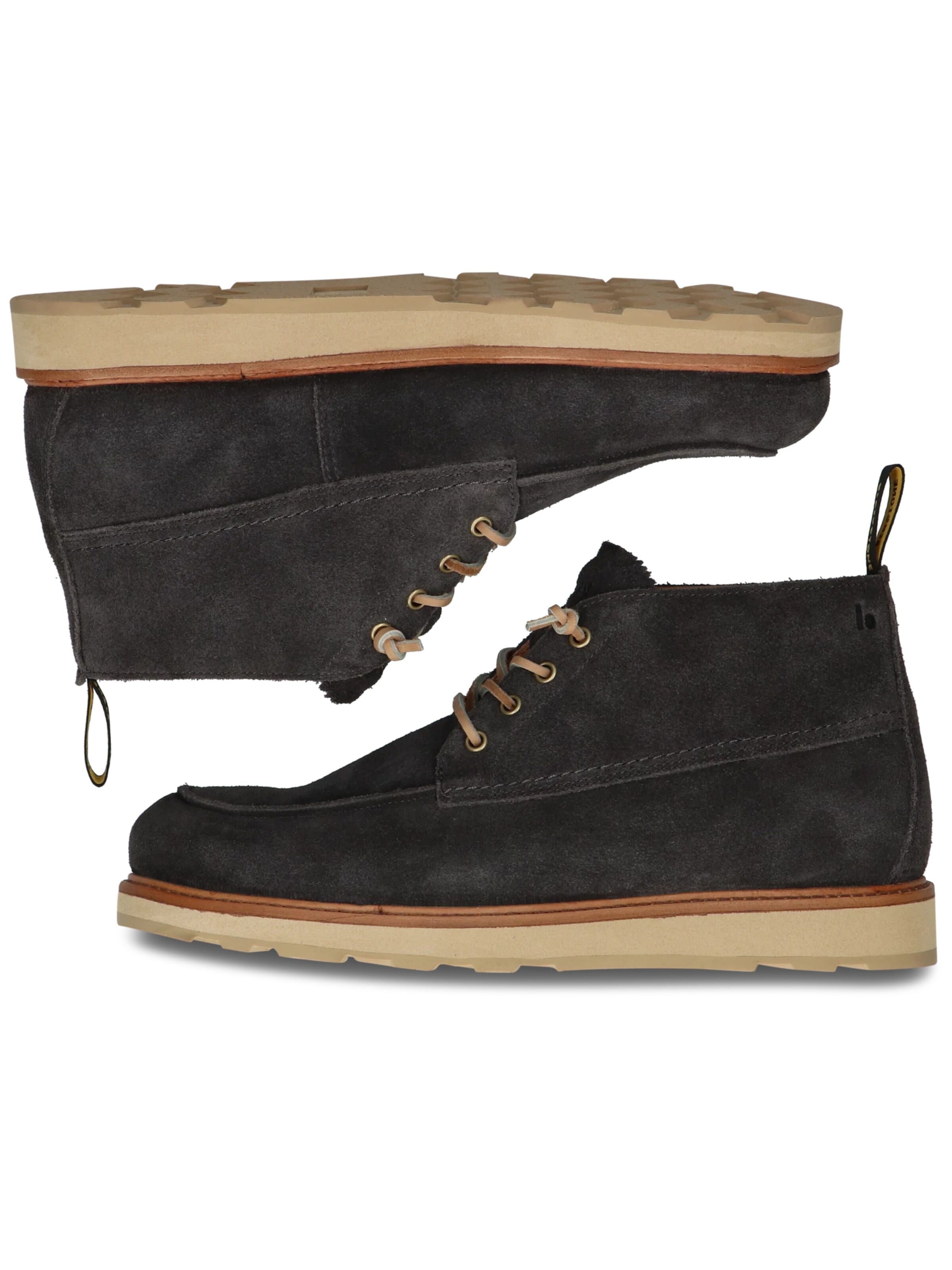 Boots stringati 'PERIDOT ASHER MID' di BLACKSTONE in grigio