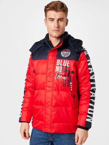 CAMP DAVID Between-Season Jacket in Red: front