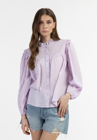 Camicia da donna 'Abrel' di DreiMaster Vintage in lilla
