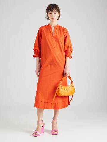 SAINT TROPEZ Kleid 'Drew' in Orange: predná strana