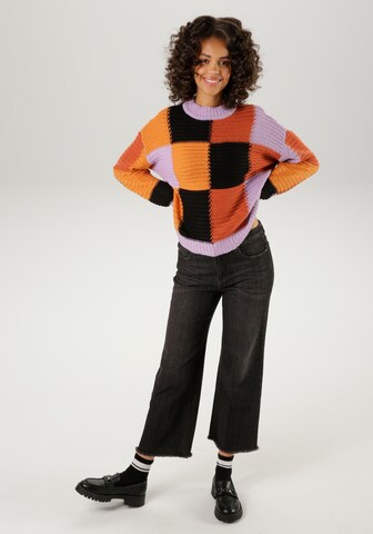 Aniston CASUAL Pullover in Orange