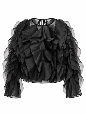 Chemisier Ombre en noir : devant