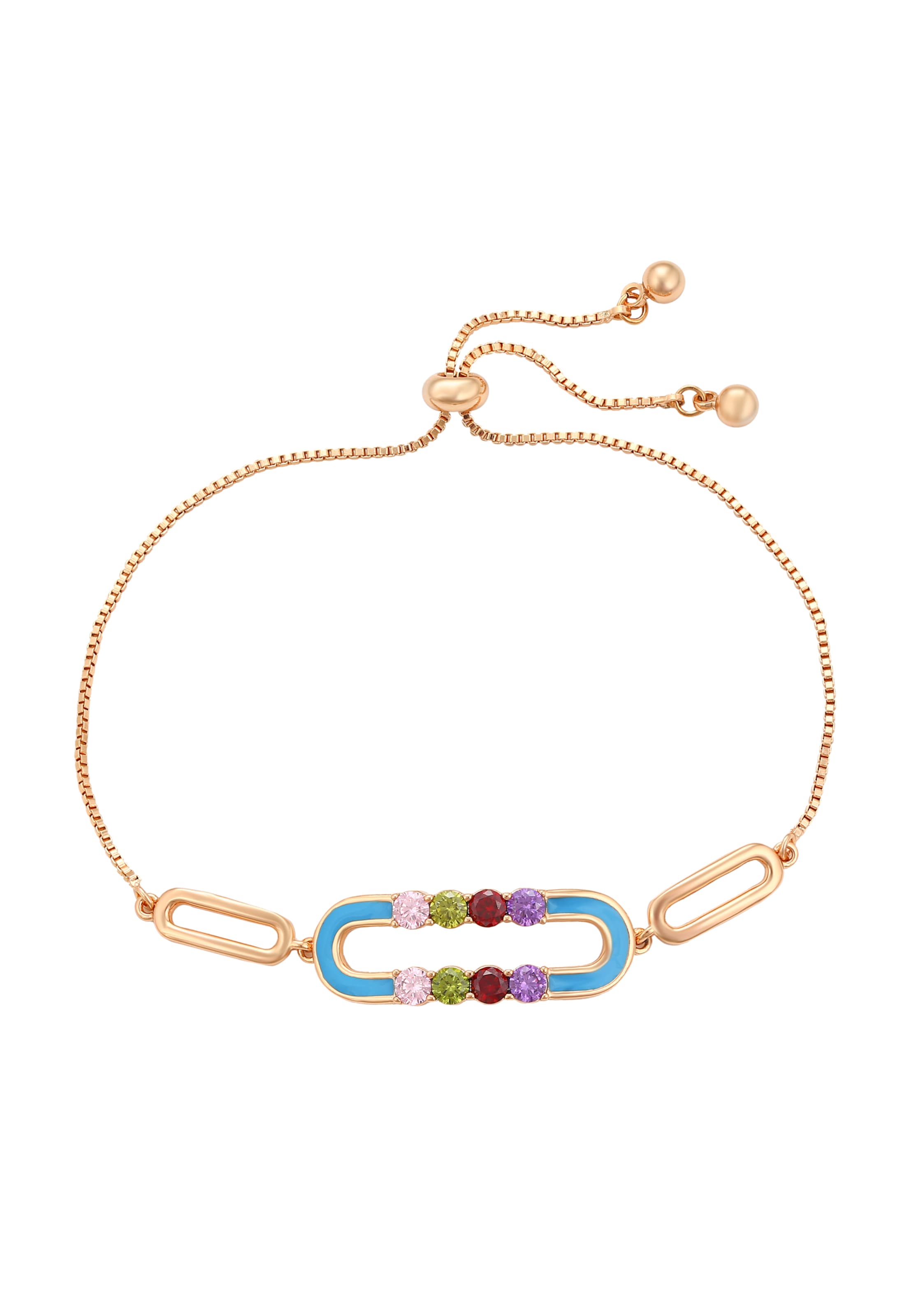 Bracelet faina en or : devant