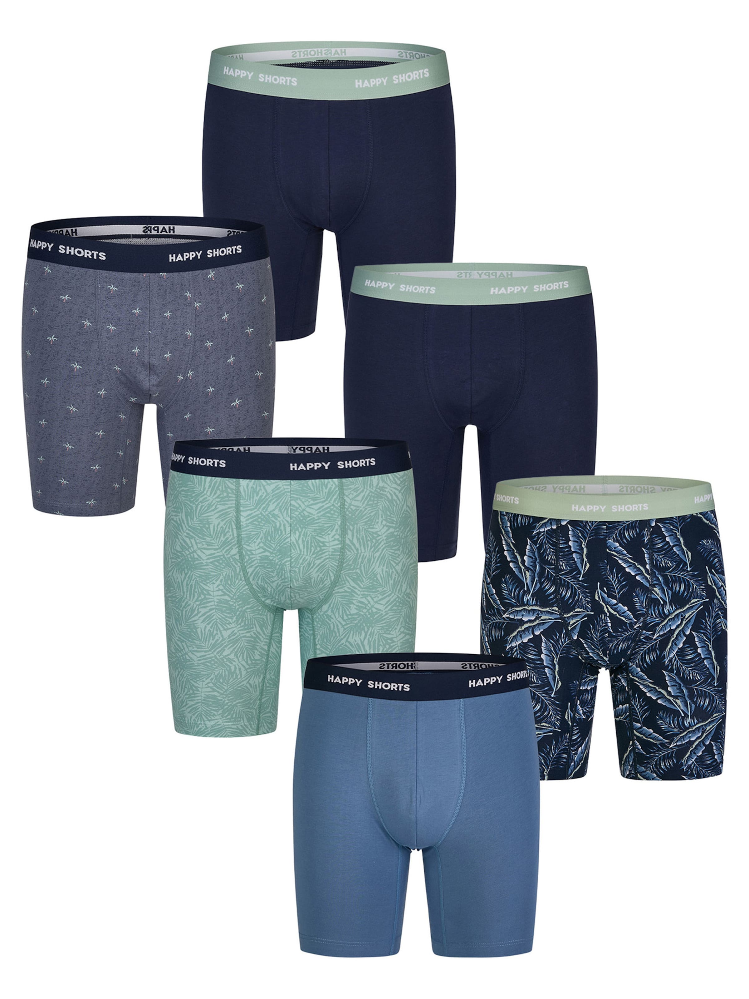 Happy Shorts - Boxers ' Prints ' em azul: frente