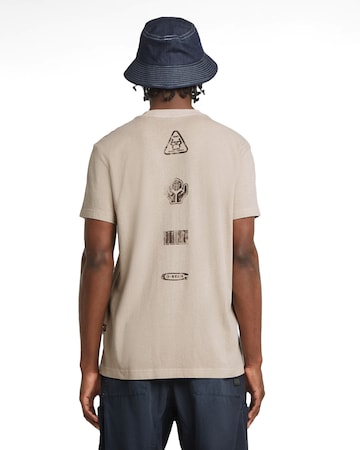 G-STAR Shirt in Beige: voorkant
