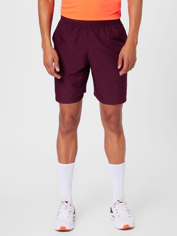 UNDER ARMOUR Regular Sportsbukser i rød: forside