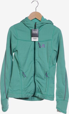 SALOMON Kapuzenpullover XS in Grün: predná strana