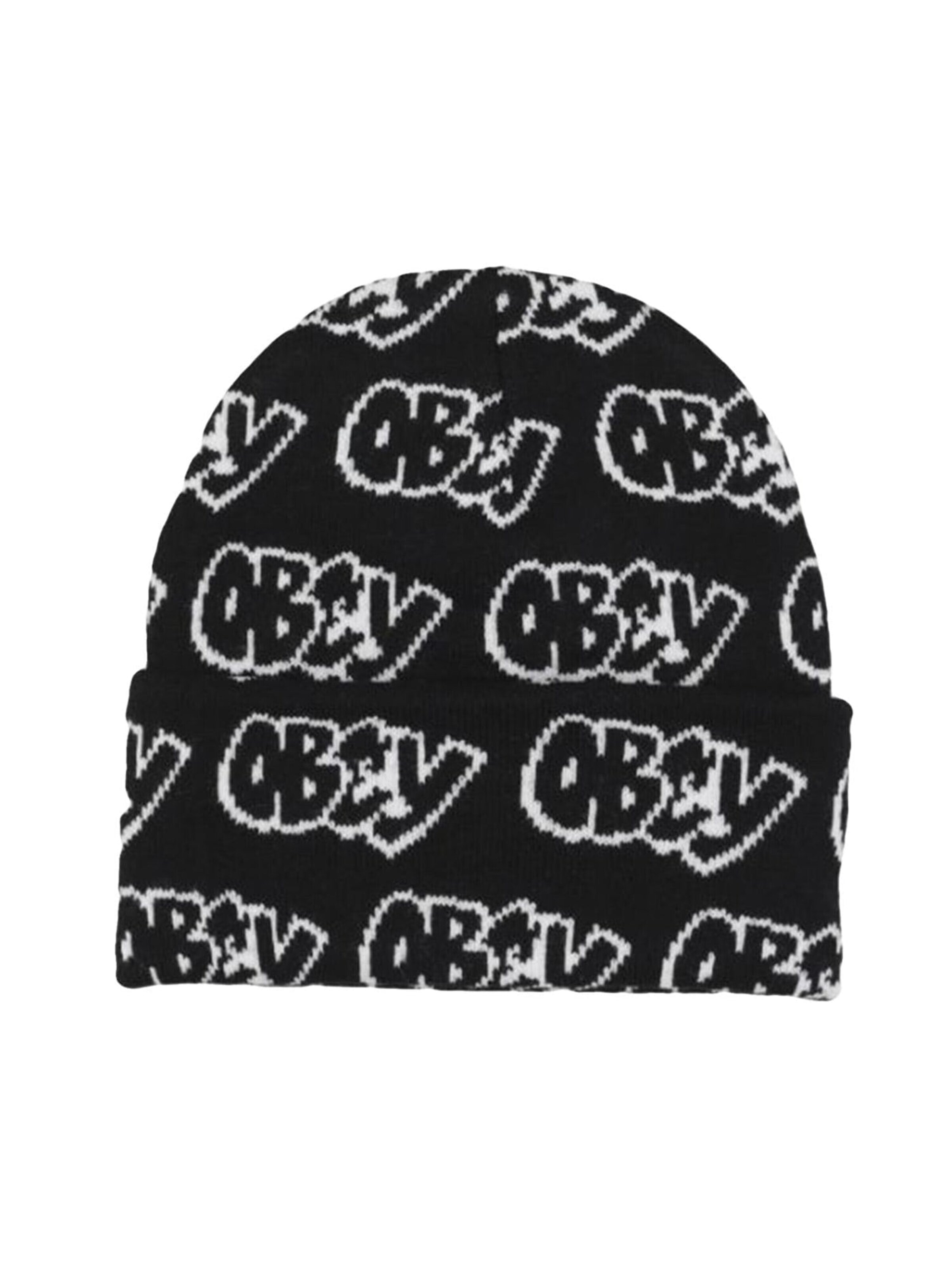 Bonnet 'Good Times Beanie Black Multi' Obey en noir : devant