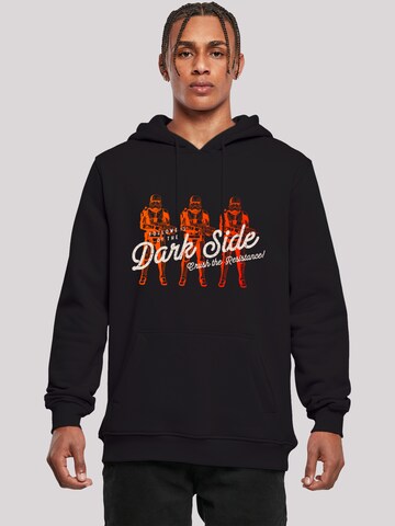 F4NT4STIC Sweatshirt 'Stormtroopers Follower of the Dark Side' in Zwart: voorkant