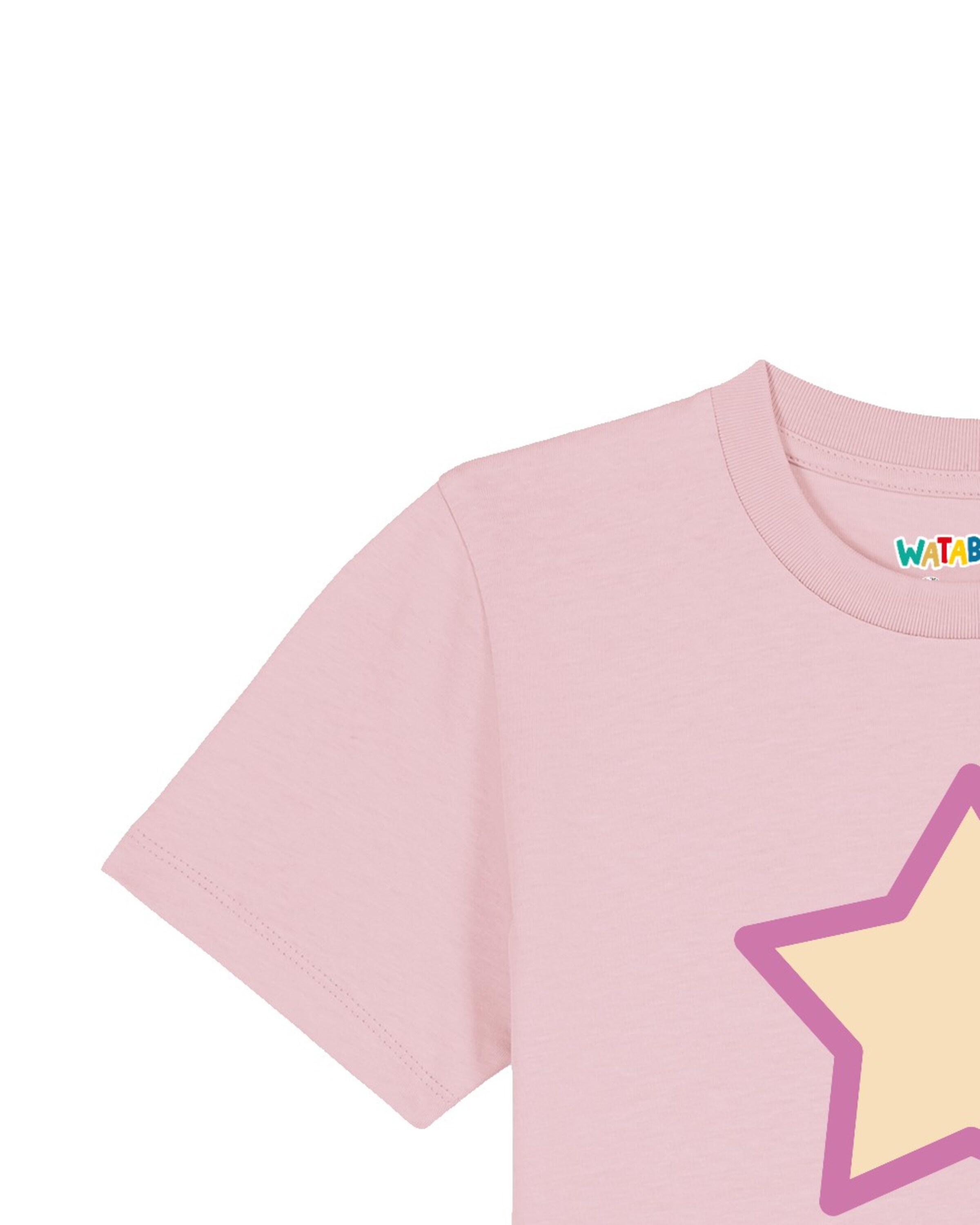 T-Shirt 'Stern' watabout.kids en rose