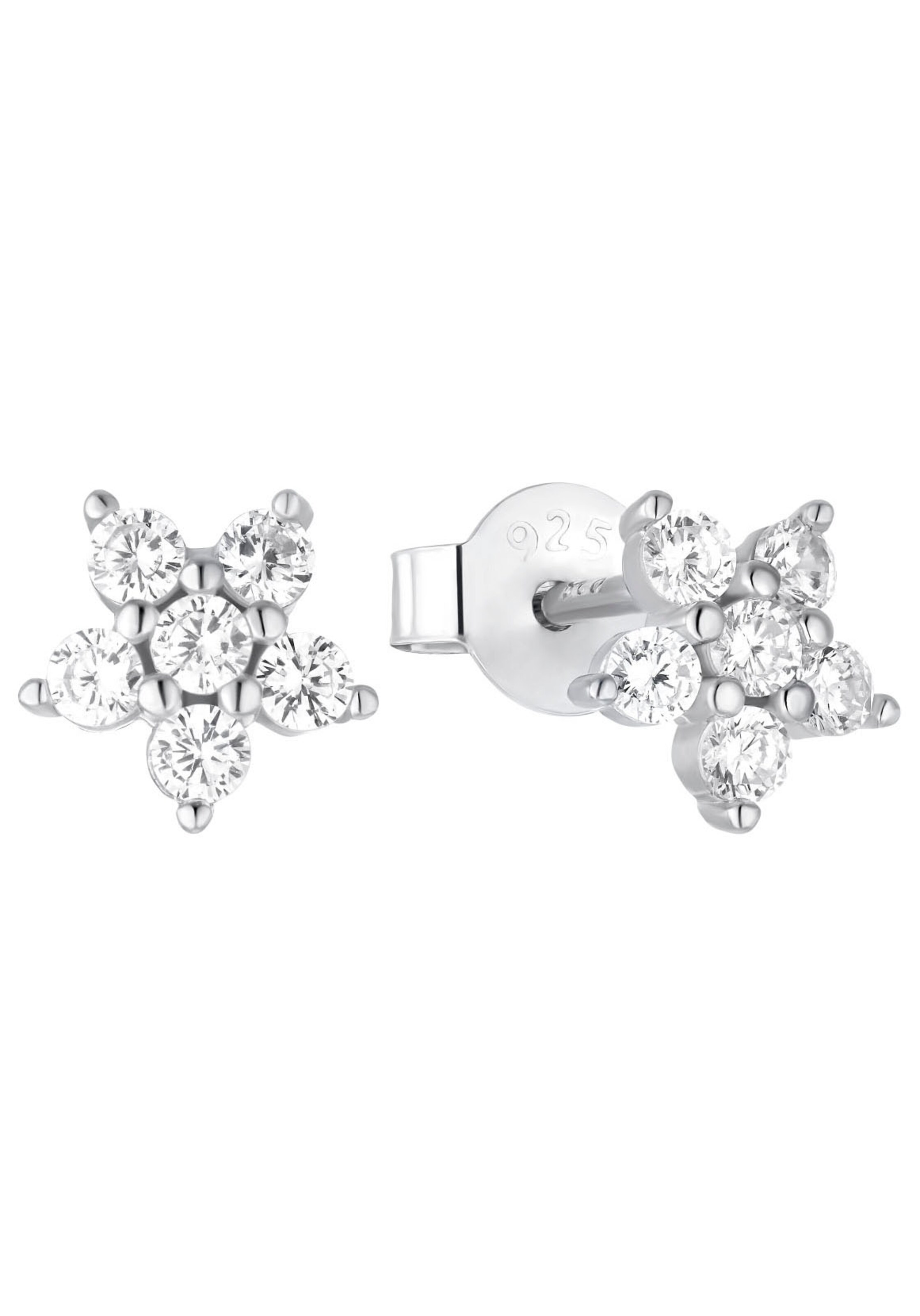 AMOR Earrings in Silver: front