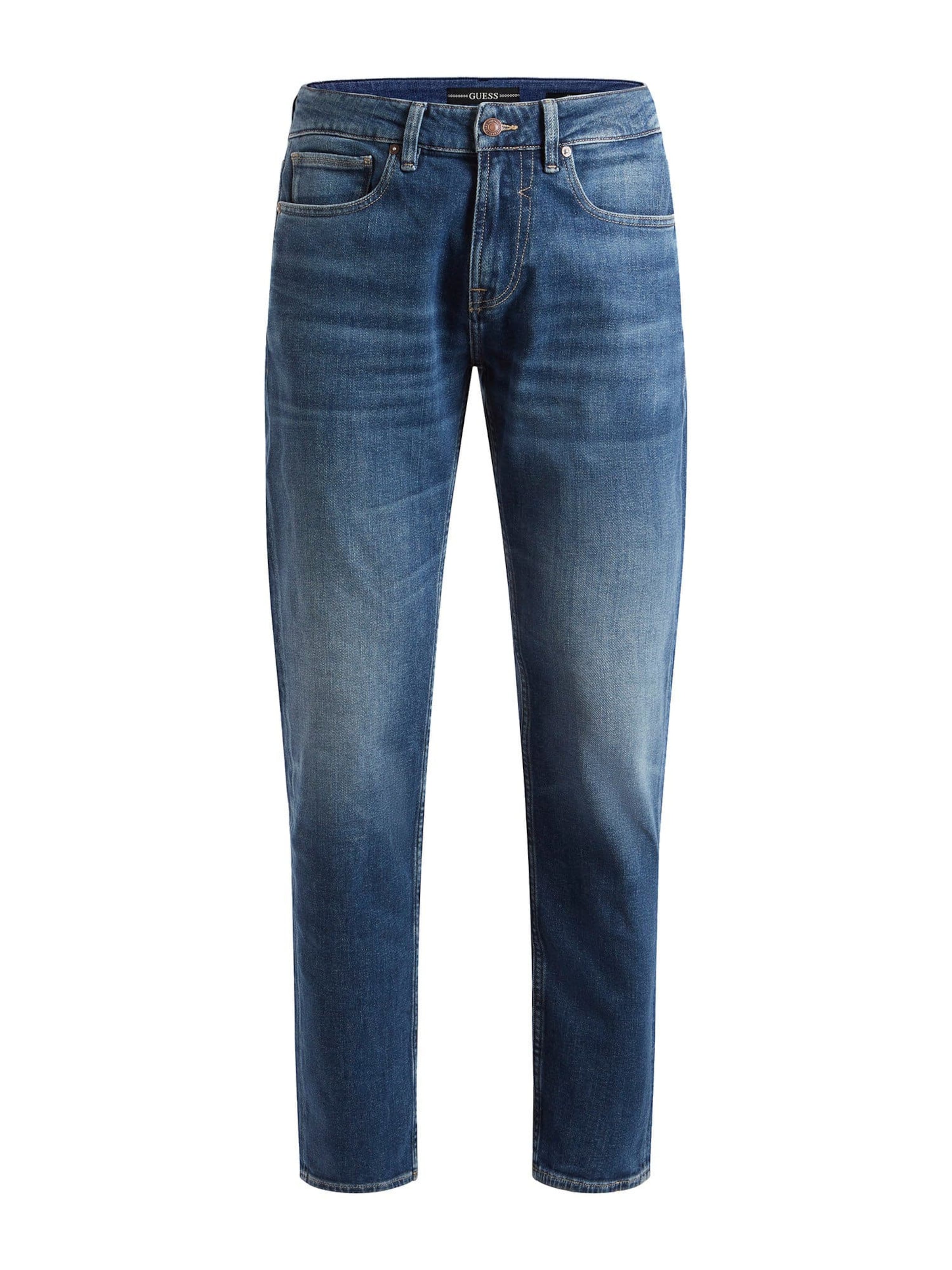 Slimfit Jeans di GUESS in blu: frontale