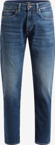 Coupe slim Jean 'Angels' GUESS en bleu : devant