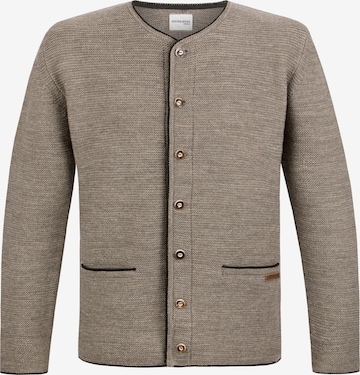 STOCKERPOINT Strickjacke 'Castello' in Grün: Vorderseite