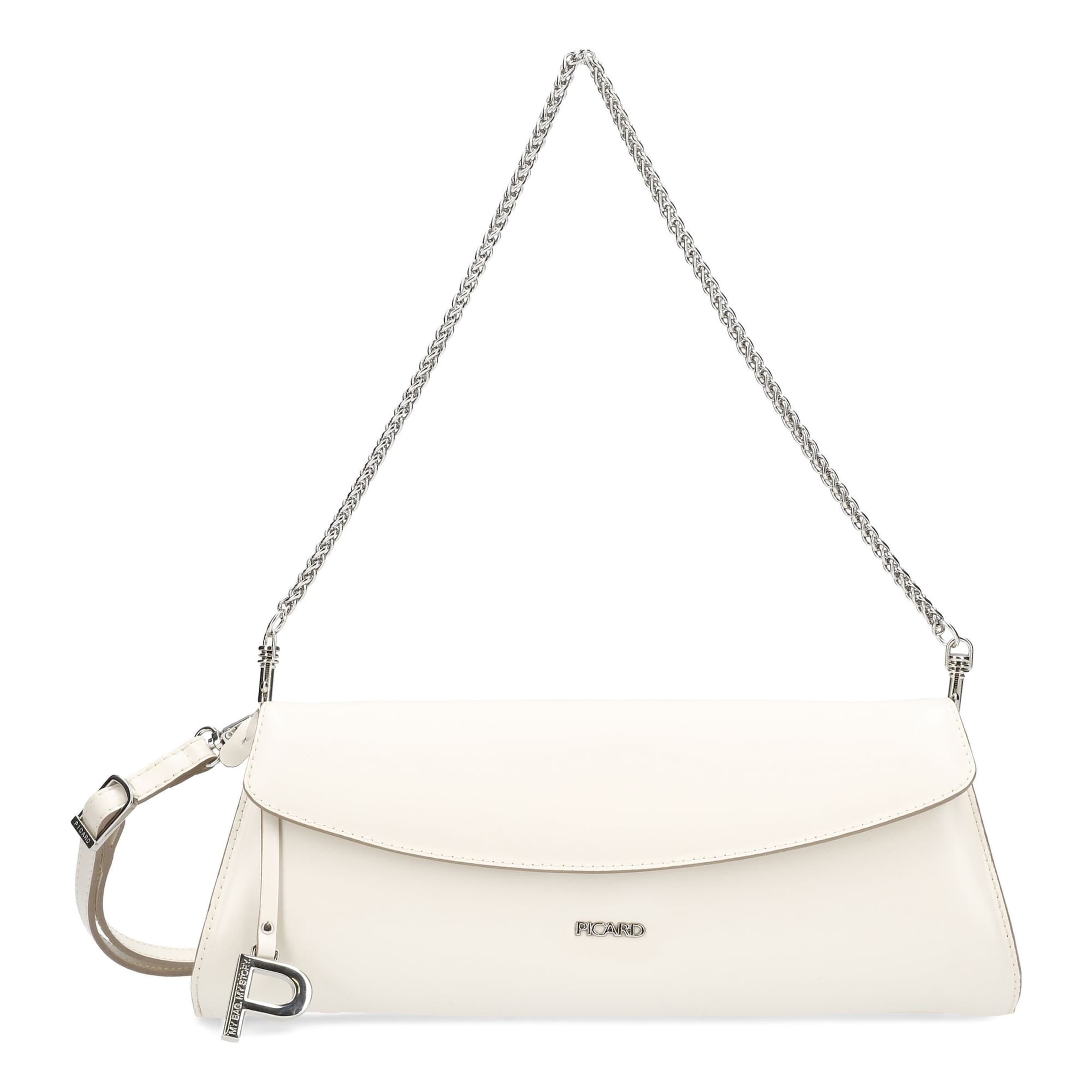 Borsa a tracolla 'Rome' di Picard in bianco: frontale