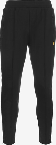 Lyle & Scott Regular Pants in Black: front