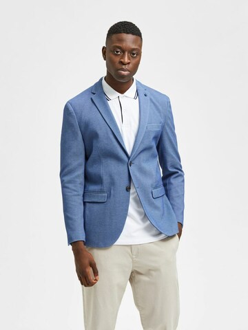 SELECTED HOMME Slim fit Colbert 'ALVIN' in Blauw