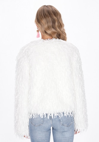 Veste mi-saison IZIA en blanc