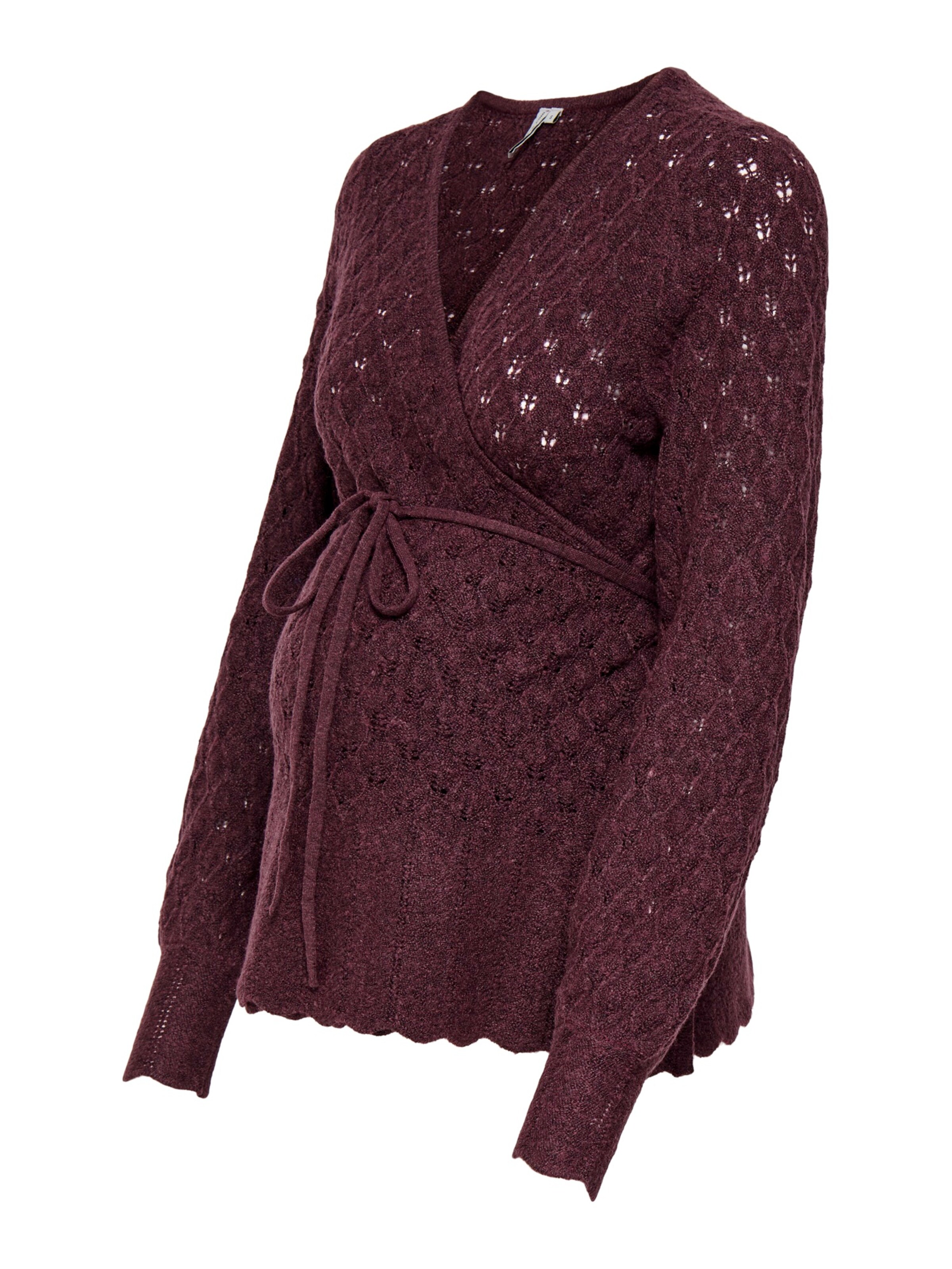 Pull-over Only Maternity en rouge : devant
