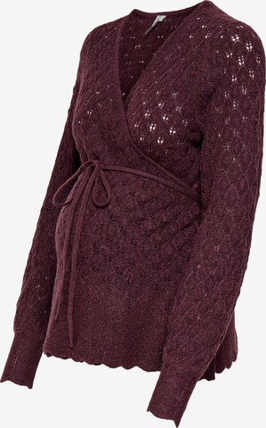 Pull-over Only Maternity en rouge : devant