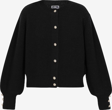 DreiMaster Maritim Oversized vest in Zwart: voorkant