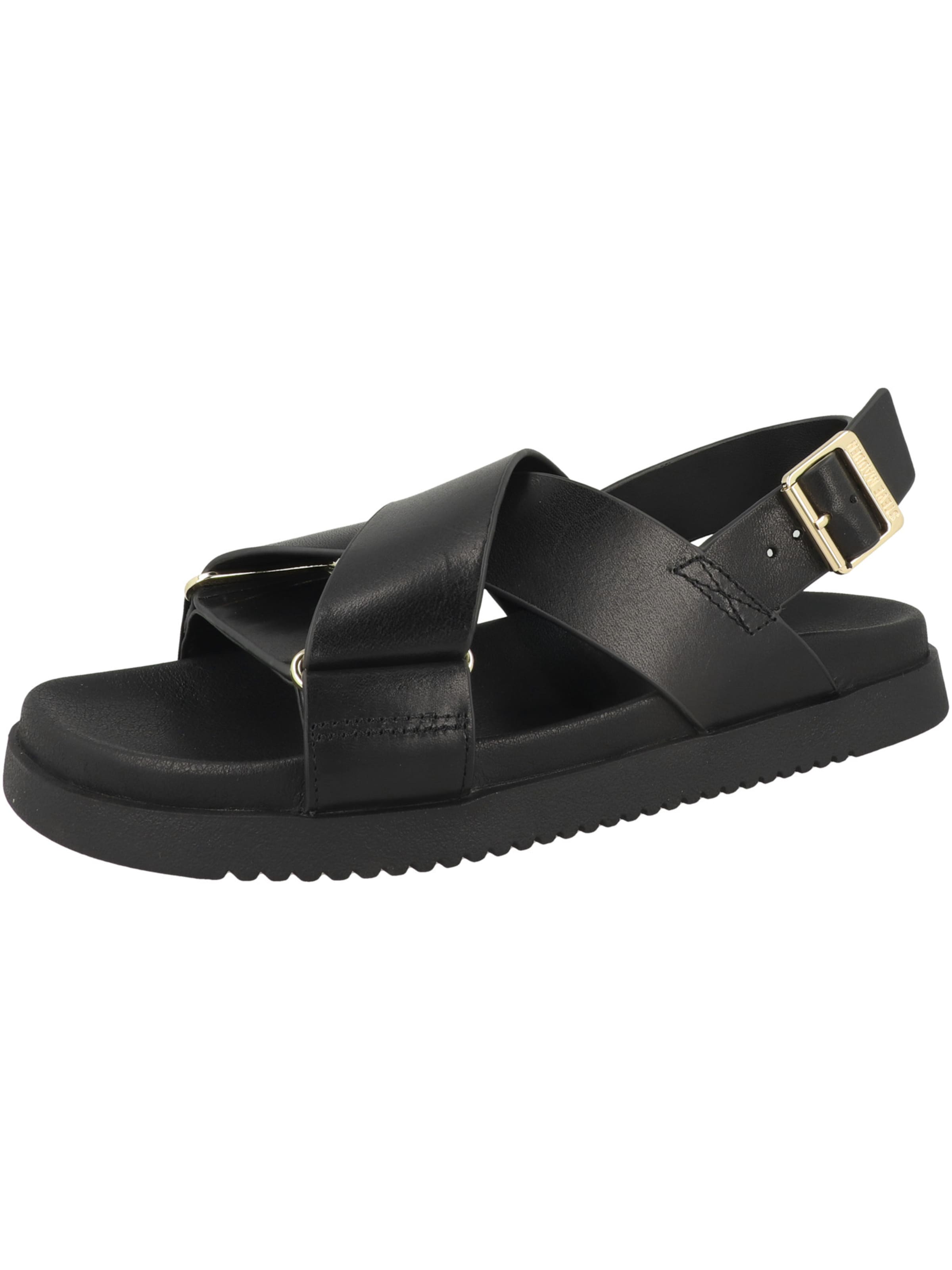 STEVE MADDEN Sandalen met riem 'Myth' in Zwart