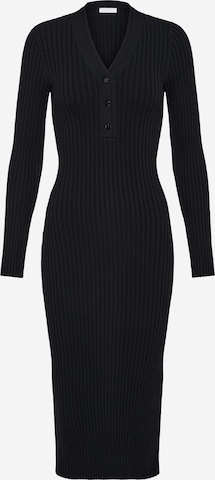LeGer by Lena Gercke Трикотажное платье 'Nannette' в Черный: спереди
