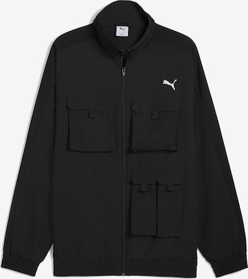 Veste de sport 'T7' PUMA en noir : devant