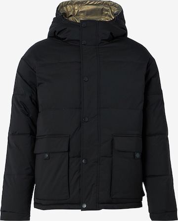 juoda Karl Lagerfeld Žieminė striukė: priekis