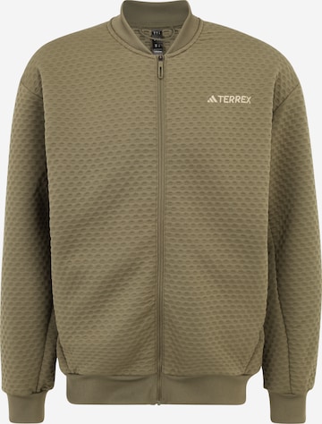 Veste de survêtement 'XPL' ADIDAS TERREX en vert : devant