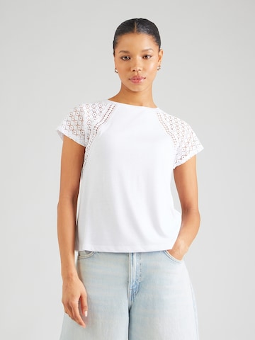 balta Hailys Marškinėliai 'Mo44nali': priekis