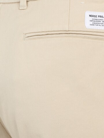 Slimfit Pantaloni chino 'Aros' di NORSE PROJECTS in beige
