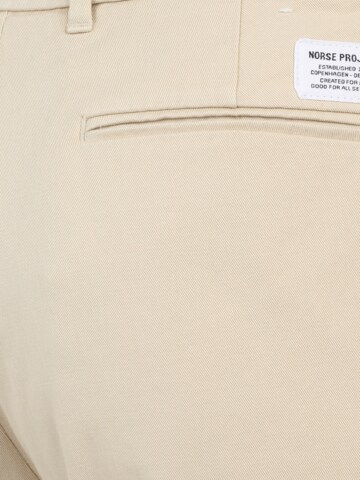 Coupe slim Pantalon chino 'Aros' NORSE PROJECTS en beige