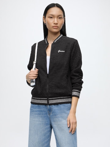 GUESS Sweatjacka 'JOLE' i svart