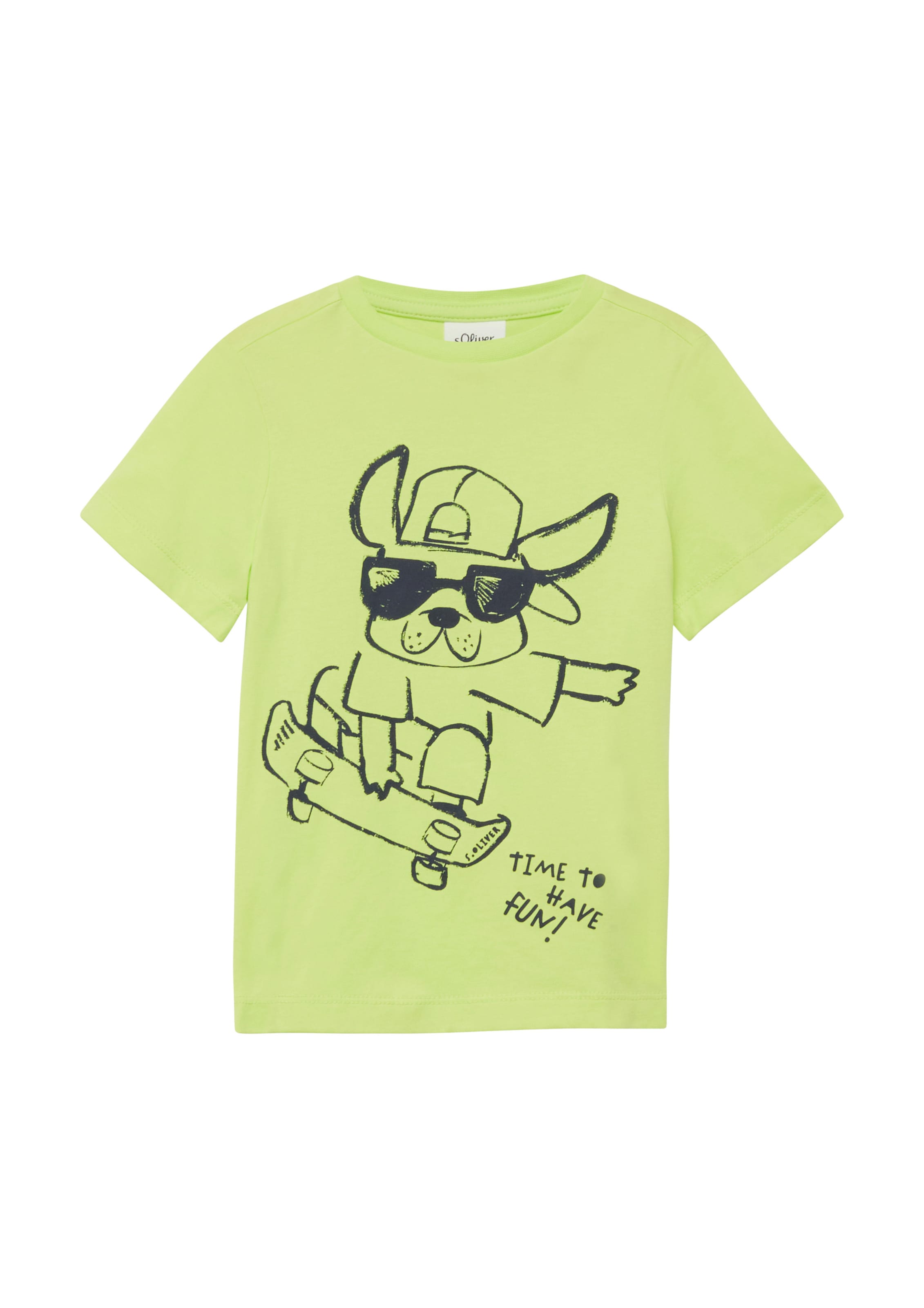 T-Shirt s.Oliver en jaune : devant
