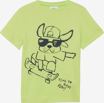 T-Shirt s.Oliver en jaune : devant