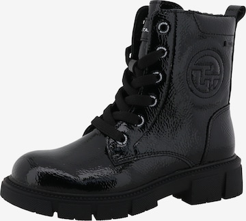 TOM TAILOR - Bota em preto: frente
